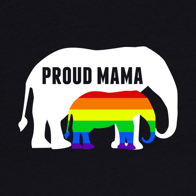 Proud LGBT Mama Elephant by epiclovedesigns